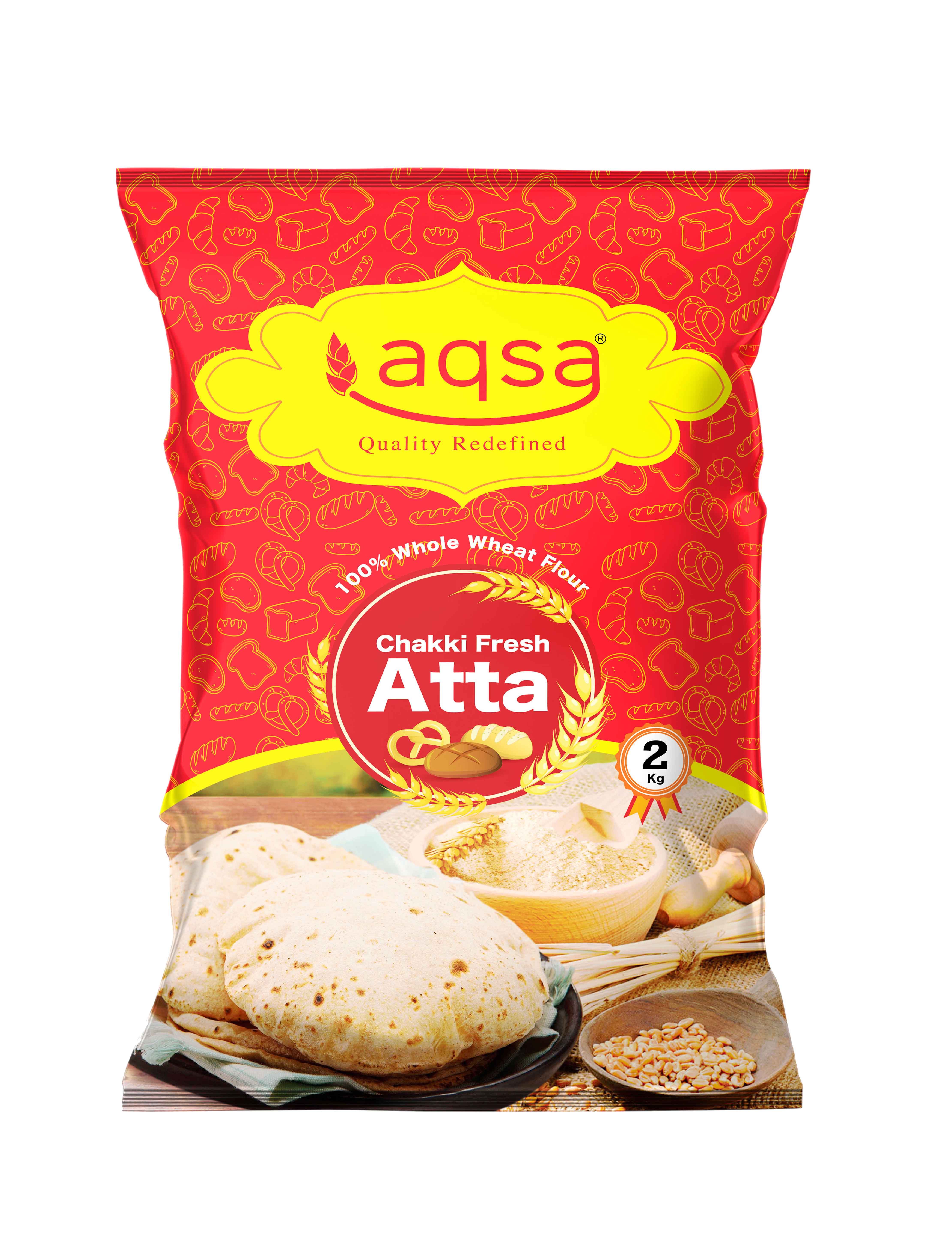 Aqsa Chakki Fresh Atta 2KG